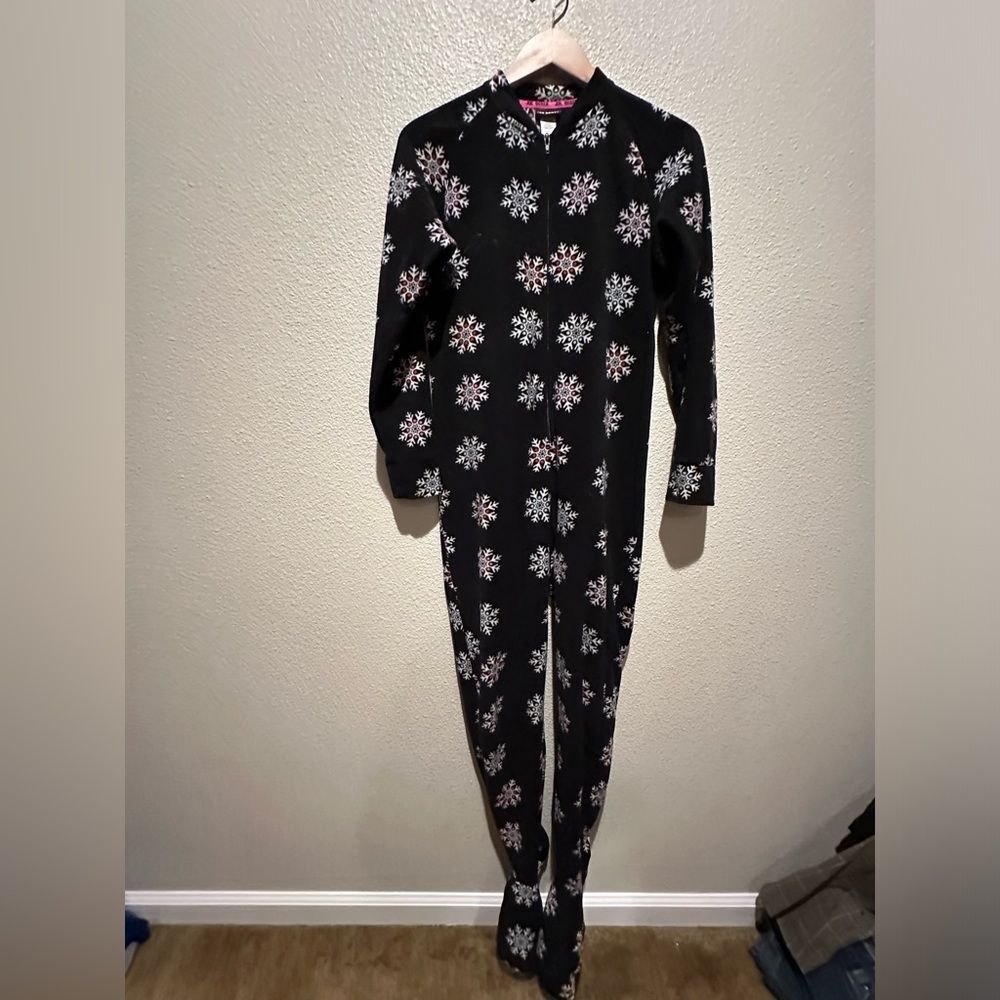 Joe Boxer Late Night Snowfall One Piece Adult Women PJs Size S